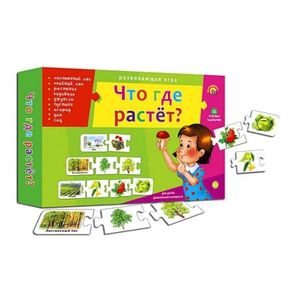 Развивающая игра 'Что где растет'
