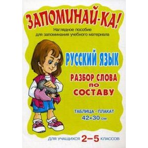 Русский язык. Разбор слова по составу. Для учащихся 2-5 классов