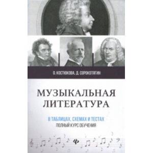 Музыкальная литература в таблицах, схемах и тестах. Полный курс обучения