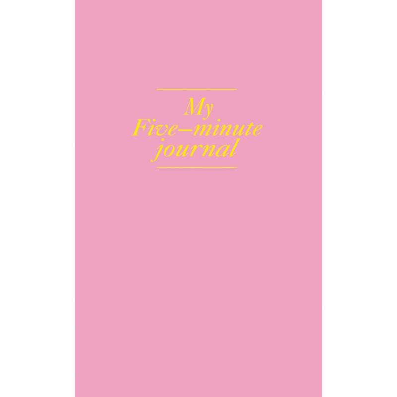 My 5 minute journal. Дневник, меняющий жизнь (твёрдая обложка, кремовая бумага, ляссе, розовая)