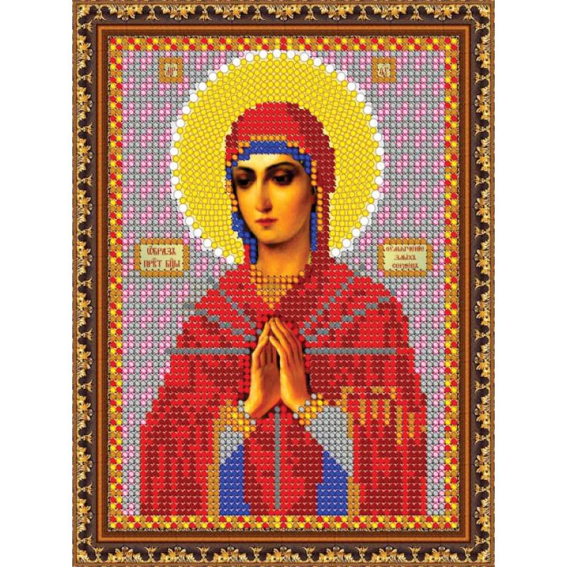 «Светлица» набор для вышивания бисером 8343М «Прсв. Бца. Смягчение злых сердец» бисер Чехия 12x16см