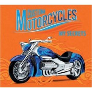 Детский трехблочный органайзер 'Синий мотоцикл'