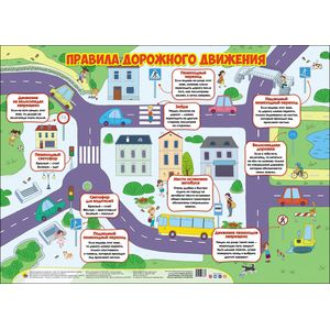Плакат. Правила дорожного движения