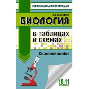 Биология. 10-11 классы. В таблицах и схемах. Справочное пособие