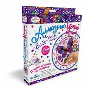 Мозаика 'Алмазные узоры. Часы'