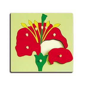 Деревянный пазл 'Цветочек'