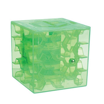 Головоломка 'Лабиринт' с копилкой, цвет зеленый