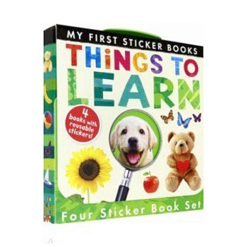 My First Sticker Books: Things to Learn (4-books)