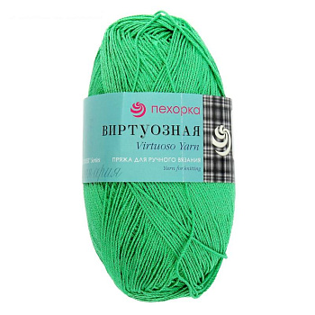 Виртуозная. Цвет 480-Яр.зелень. 5x100 г