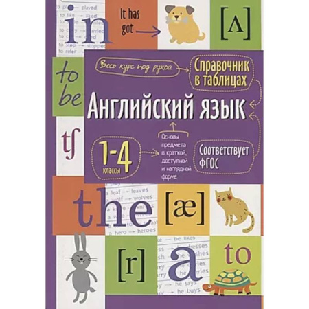 Детям. Школьникам. Студентам, книга Справочник в таблицах. Английский язык для начальной школы. купить по скидке