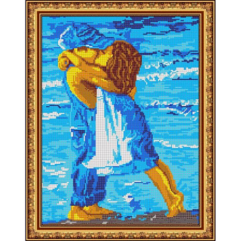 «Светлица» рисунок на ткани для вышивания бисером К-561П «Поцелуй» 30x38 см