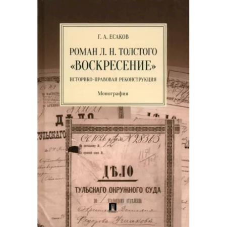 Теория государства и права в целом, книга Роман Л. Н. Толстого «Воскресение». Историко-правовая реконструкция. Монография купить по скидке