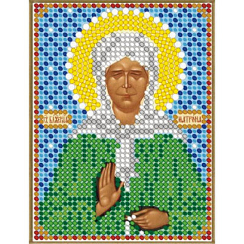 «Диамант» набор со стразами ДЛМ-392 «Св. Матрона Московская» 9,2x12 см