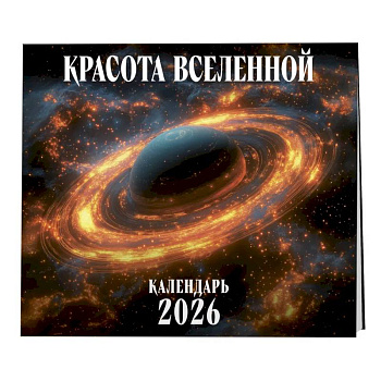 Красота Вселенной. Календарь настенный на 2026 год (300х300 мм)