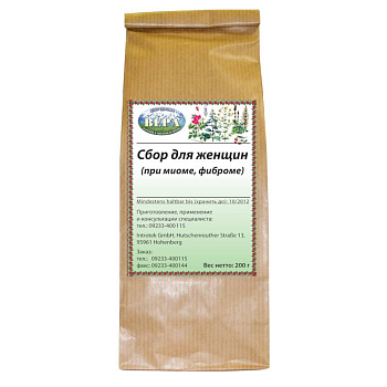 Сбор для женщин (при фиброме, миоме) (расфасовка 200 г.)