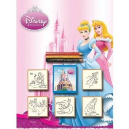 Диснеевские принцессы. Набор штампов 5шт. в блистере