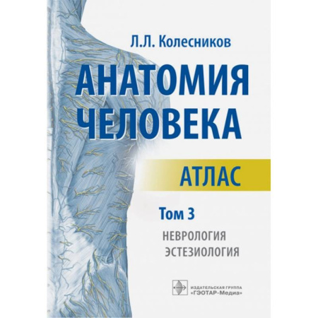 Анатомия и физиология человека, книга Анатомия человека. Атлас. В 3-х томах. Том 3. Неврология, эстезиология купить по скидке